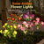 billige Landskapslys-LED solenergi blomsterlys rhododendron utendørs simulert blomsterlampe led kunstig blomst gulvinnsettingslampe hage og gårdsplass dekorative lys feriefest dekorative lys
