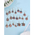 abordables Accesorios-Pendientes de aleación para mujer del Día de la Independencia de EE. UU. – Joyería patriótica de varios estilos para mujer, 7,4 cm, diseños de fuegos artificiales, bandera y estrella para fiestas y