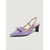 billige Slingback-pumper-dame lavendel lilla spisse slingback pumps - elegante kitten heel-sandaler med sløyfedetaljer og elastisk stropp for daglig kontorbruk, semi-formelle arrangementer &amp;vårmote