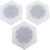 abordables Aplique de pared para exterior-1 paquete de apliques de pared hexagonales con energía solar, inalámbricos, con sensor de luz, resistentes a la lluvia, paneles de lámparas de pared LED hexagonales para exteriores, balcón, patio y decoración del hogar.