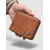 cheap Wallets-Men's Faux Leather Zipper Wallet, Compact Bifold with Card Slots and Cash Compartment, Minimalist Design for Daily Commuting, Business, Travel and Casual Use