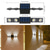 baratos Luzes decorativas-Luminárias solares externas, arandelas de parede LED à prova d'água, iluminação ascendente/descendente do anoitecer ao amanhecer para quintal, jardim, varanda, decoração de garagem, luminárias solares