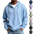 abordables sweats à capuche basiques pour hommes-Homme Sweat à capuche Velours Côtelé Sweat à capuche quart zippé Abricot Rouge vin Noir Blanche Vert Claire À capuche Uni Fermeture éclair Texturé Occasionnel Quotidien Sport &amp; Loisir Polyester