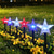 economico 250° Anniversario Luci-1 Pz Luci da Passaggio Solari Esterne Impermeabili Patriottiche Rosse Bianche e Blu a Stella a Cinque Punte per il 4 Luglio Giorno dell'Indipendenza 250° Anniversario Giorno della Memoria Montate nel