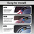 billige Dekorative lys-8-pakninger fluorescerende plastventilhetter, lysende bilhjulventildeksel, universelle ventilhetter/støvhetter for biler, lastebiler, sykler, motorsykler