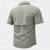 economico Modello di bandiera-Per uomo Bandiera Americana Camicie da pesca Camicia cargo Camicia utility Manica Corta Patriotico All'aperto Ferie Primavera &amp; Estate Colletto a Camicia Asciugatura Rapida Rete Nero Verde chiaro
