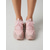 economico Sneakers da donna-Sneakers da donna rosa glitterate con plateau - scarpe con strass vistosi per feste sexy e serate fuori