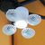 cheap Camping Lights &amp; Lanterns-Solar Fan with Light For Camping, USB/Solar Charging Lighting, Portable Outdoor Cooling Fans With Led Light, 4 Fan Blades, Usb Rechargeable Tent Fan