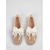 abordables Sandalias planas de mujer-Zapatos de gelatina de malla transpirable para mujer - bailarinas de playa impermeables con detalle de lazo de perlas &amp;Diseño ahuecado para vacaciones tropicales y paseos por la playa. &amp;fiestas de
