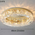 economico Candelabri di Cristallo-50/60/80 cm lampadario led cristallo plafoniera cerchio design design unico luci da incasso in acciaio inox led stile nordico 110-120 v 220-240 v
