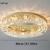 economico Candelabri di Cristallo-50/60/80 cm lampadario led cristallo plafoniera cerchio design design unico luci da incasso in acciaio inox led stile nordico 110-120 v 220-240 v