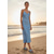 abordables Sandales à glissière-sandales à enfiler bleu clair ornées de strass pour femmes – chaussures à enfiler élégantes et confortables pour l'été, la plage et les sorties décontractées