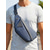 billige Herrevesker-Herre crossbody-veske, vanntett, slitesterk polyester med justerbar stropp, moderne minimalistisk design for bypendling, reiser og daglig bruk