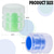 billige Dekorative lys-8-pakninger fluorescerende plastventilhetter, lysende bilhjulventildeksel, universelle ventilhetter/støvhetter for biler, lastebiler, sykler, motorsykler