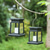 economico Luci paesaggistiche-Lanterna solare per sentiero luce da giardino all'aperto decorazione da patio appesa luce a candela LED per atmosfera del giardino per interni ed esterni