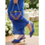 abordables Madre de la Novia/Novio-Sandalias de tacón de bloque de satén azul rey para mujer y bolso de mano a juego, ideales para la madre de la novia en una boda al aire libre.
