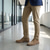 abordables Chaussures Décontractées à Lacets-Chaussures habillées décontractées pour hommes, chaussures respirantes en similicuir perforé pour le bureau, le travail et le quotidien