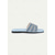 abordables Sandales à glissière-sandales à enfiler bleu clair ornées de strass pour femmes – chaussures à enfiler élégantes et confortables pour l'été, la plage et les sorties décontractées
