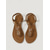 billige Flate sandaler-dame bohemske thong-sandaler - brune flate sandaler med t-stropper og perleblomsterdekor &amp;elastisk ryggstropp for øyferier og strandferier &amp;sommerferieklær