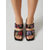 voordelige Hakken Sandalen-Damessandalen met pailletten en hoge hakken - kleurrijke, stevige hakken voor sexy feestjes en een avondje uit.