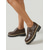 ieftine Mocasini de Damă-Mocasini clasici maro cu bareta monk pentru femei - pantofi oxford retro brogue cu talpă groasă și crampoane &amp;cataramă dublă pentru birou zilnic, naveta &amp;ținute de stradă casual