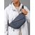 billige Herrevesker-Herre crossbody-veske, vanntett, slitesterk polyester med justerbar stropp, moderne minimalistisk design for bypendling, reiser og daglig bruk
