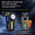 ieftine Lanterne-Lanternă EDC cu clips, reîncărcabilă tip C cu LED alb, UV și RGB, bliț magnetic hands-free pentru lucru, semnalizare, inspecție
