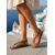 billige Flate sandaler-dame bohemske thong-sandaler - brune flate sandaler med t-stropper og perleblomsterdekor &amp;elastisk ryggstropp for øyferier og strandferier &amp;sommerferieklær