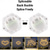 abordables Aplique de pared para exterior-1 paquete de apliques de pared hexagonales con energía solar, inalámbricos, con sensor de luz, resistentes a la lluvia, paneles de lámparas de pared LED hexagonales para exteriores, balcón, patio y decoración del hogar.