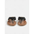 preiswerte Rutschsandalen-Schwarze gewebte Zehensandalen für Damen, bequeme flache Flip-Flops für Sommer, Strand und Urlaub