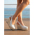 economico Décolleté con plateau-Espadrillas con zeppa da donna bianche a pois - décolleté con plateau in raso e cinturino posteriore, perfette per vacanze su isole e feste estive in giardino. &amp;viaggi in crociera