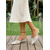cheap Women's Clogs &amp; Mules-Women's White Mesh Mules - Stylish Garden Party Flats for Bridesmaids and Wedding Guests