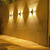 baratos Luzes decorativas-Luminárias solares externas, arandelas de parede LED à prova d'água, iluminação ascendente/descendente do anoitecer ao amanhecer para quintal, jardim, varanda, decoração de garagem, luminárias solares