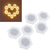 abordables Aplique de pared para exterior-1 paquete de apliques de pared hexagonales con energía solar, inalámbricos, con sensor de luz, resistentes a la lluvia, paneles de lámparas de pared LED hexagonales para exteriores, balcón, patio y decoración del hogar.