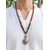 voordelige Vakantieaccessoires-Halsketting voor heren van natuurlijk hout met Tibetaanse totemhanger, boho-etnische stijl, lange ketting, geschikt voor meditatie, yoga, spirituele bijeenkomsten en casual zomeroutfits.