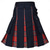 economico Fondi-Highland scozzese Medievale Celtico Kilt scozzesi utilitari Gonnellini Vichy quadrettato Costume Per uomo Celtico Fiera Rinascimentale LARP Festival Adulti Gonnellino Primavera &amp; Estate
