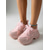 economico Sneakers da donna-Sneakers da donna rosa glitterate con plateau - scarpe con strass vistosi per feste sexy e serate fuori