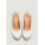 economico Décolleté con plateau-Espadrillas con zeppa da donna bianche a pois - décolleté con plateau in raso e cinturino posteriore, perfette per vacanze su isole e feste estive in giardino. &amp;viaggi in crociera