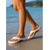 tanie Sandały typu slide-białe japonki EVA unisex - ultralekkie, grube sandały na platformie z japonkami i wsparciem łuku stopy dla mężczyzn &amp;kobiety, wakacje na plaży, przy basenie &amp;letni wypoczynek