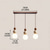 ieftine Lumini insulare-LED pandantiv alb cald 11/50/70cm 1/2/3-lumini creative piatra lemn mini candelabru industrial suspendat sticla g9 plafon suspendat pentru bucatarie insula sufragerie dormitor 85-265v