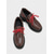 voordelige Damesinstappers &amp; loafers-Stoere donkerbruine loafers voor dames - casual platform bootschoenen met contrasterende rode veters &amp;Stevige zool voor dagelijks gebruik, zoals wandelen en woon-werkverkeer. &amp;streetwear