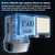 cheap Head Lights-LED Sensor Light Brightness Adjustable Headlamp COB Hat Clip Light Side Sensor Five Light Modes with Stepless Dimmable Function Waterproof