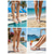 abordables Femmes-Sandales plates imperméables blanches à bride en T pour femmes - sandales légères en plastique avec boucle réglable, idéales pour les vacances à la plage et les promenades estivales en bord de mer.