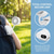 voordelige Campingverlichting en lantaarns-Mini draagbare clipventilator, handventilator met led-display, 105° verstelbaar + 360° draaibaar, 100 snelheden, oplaadbare reisventilator voor dames en heren, zomer, buiten, op reis, kantoor