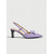 billige Slingback-pumper-dame lavendel lilla spisse slingback pumps - elegante kitten heel-sandaler med sløyfedetaljer og elastisk stropp for daglig kontorbruk, semi-formelle arrangementer &amp;vårmote