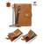 economico Portafogli-Portafoglio da uomo in vera pelle – organizer per carte, contanti e monete, design classico e resistente, ideale per lavoro e tempo libero, per l'uso quotidiano e i viaggi, disponibile in diversi