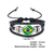 economico Accessori-Bracciale da uomo in pelle con bandiera nazionale, cinturino regolabile multistrato intrecciato con perline in lega per tifosi di calcio ed eventi sportivi. &amp;abbigliamento casual quotidiano