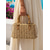 cheap Vacation &amp; Travel Bags-Women's Bohemian Woven Bag, Khaki Beige Shoulder Crossbody Handbag with Top Handle for Beach Vacation, Travel, Daily Casual Wear
