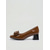 voordelige Pumps met blokhak-Damespumps van donkergroen lakleer - elegante pumps met vierkante neus, blokhak en strik, geschikt voor kantoor, zakelijke casual gelegenheden en professionele kleding.