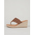 baratos Sandálias de espadrille-Sandálias espadrille femininas marrons com plataforma - elegantes chinelos de dedo com renda de crochê e plataforma alta, perfeitas para férias na ilha e cruzeiros na praia. &amp;resort de verão